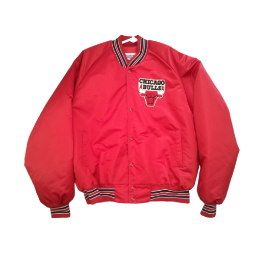 VINTAGE 80's CHALK LINE CHICAGO BULLS SATIN JACKET 