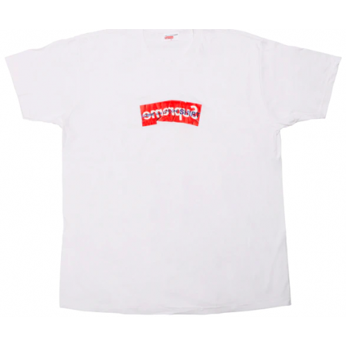 Supreme x CDG Box Logo white