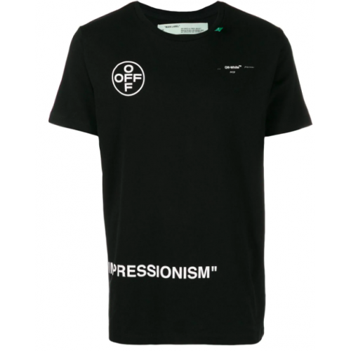 Offwhite Impressionism Black Tee 