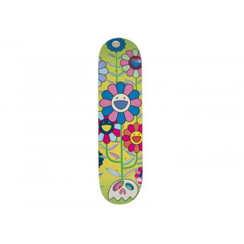 Takashi Murakami ComplexCon Flower Cluster Skateboard Deck Multi