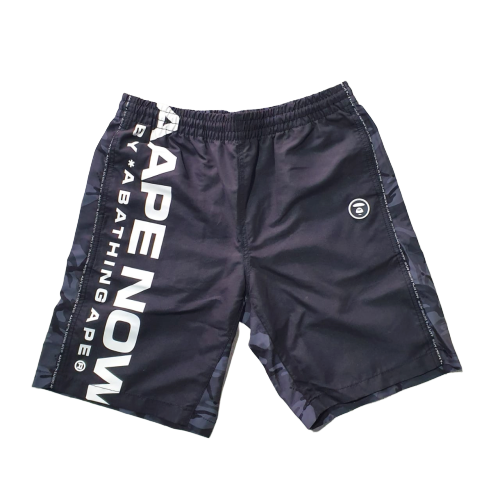 AAPE Camo Shorts Black