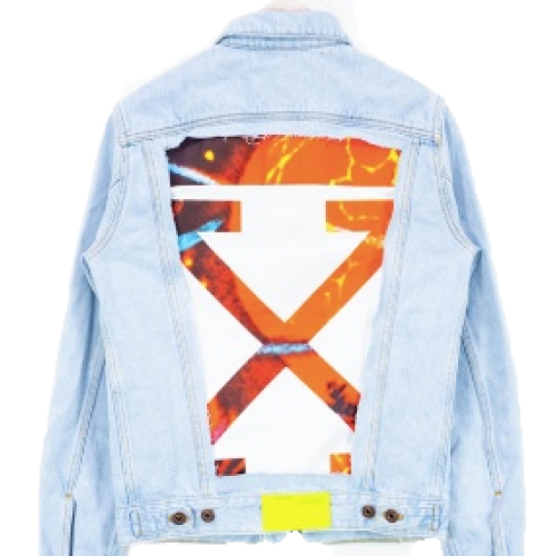 OFF-WHITE Slim Denim Jacket 