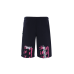 Diag print jersey shorts OFF WHITE