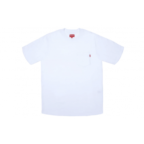 Supreme White Pocket T-Shirt