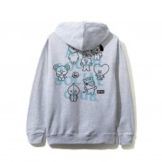 Anti Social Social Club X BT21 Grey Hoodie