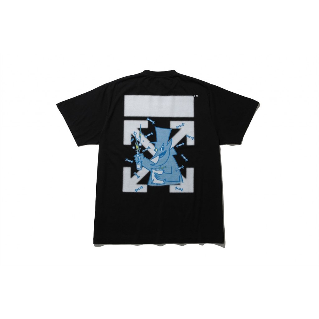 OFF-WHITE x Fragment Design Cereal T-Shirt Black by Youbetterfly