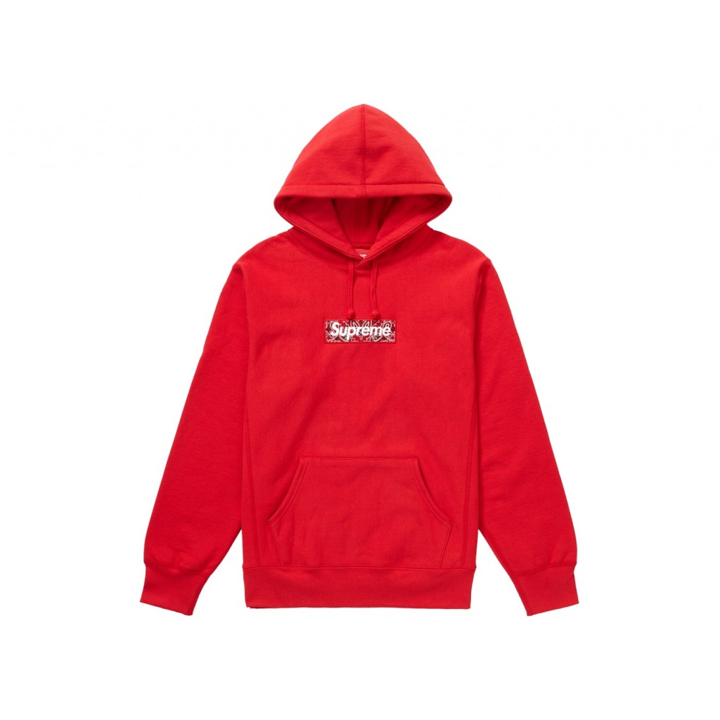 Supreme Box Logo Bandana Hoodie by Youbetterfly