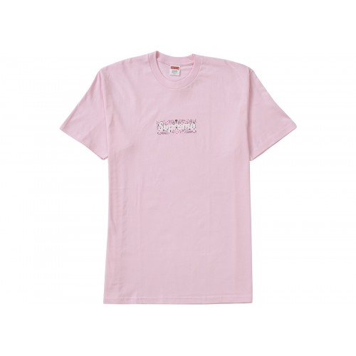 Supreme Pink Box Logo Bandana Tee