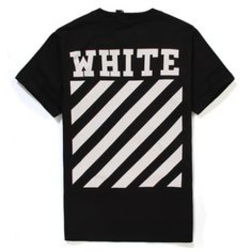 Off white classic white box black tshirt