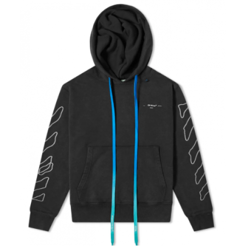 OFF-WHITE ABSTRACT ARROWS SLIM HOODY
