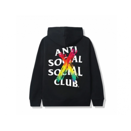 Anti Social Social Club Cancelled Rainbow Hoodie