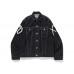 BAPE x XO Denim Jacket Black