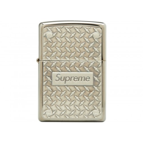 Supreme Zippo Diamond Plate Lighter