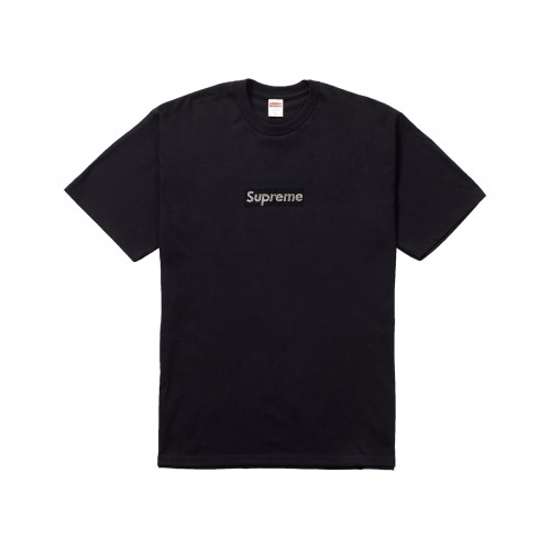 Supreme Swarovski Box Logo Black