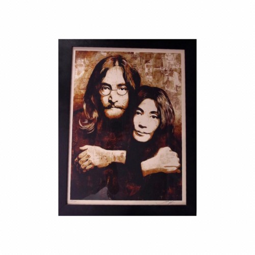 John & Yoko X Obey by Shepard Fairy