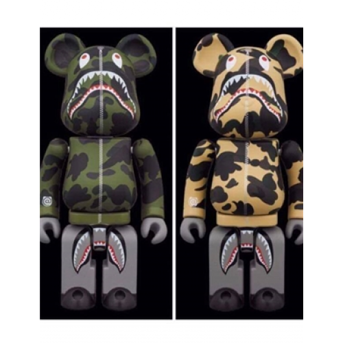 Be@rbrick x Bape Play 200% "Steel"