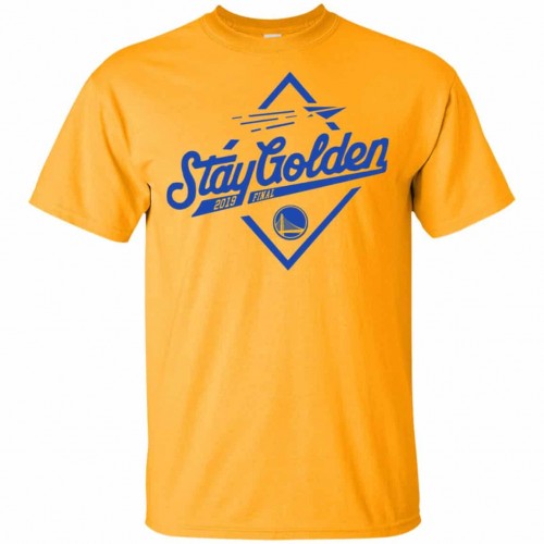 Stay Golden Warrirs 2019 Finals Yellow Tee