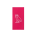 OVO Beach Towel Pink 