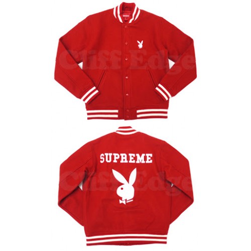 2011 Playboy X Supreme Varsity Jacket 