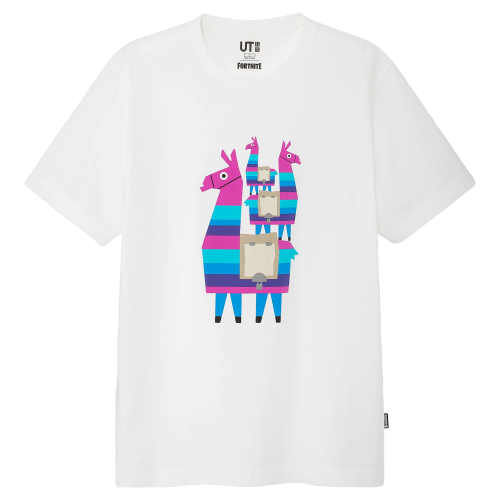 Uniqlo X Fortnite White Lama Tee 