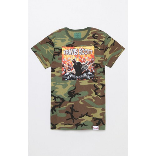 Diamond Supply x Travis Scott Camo Tee 