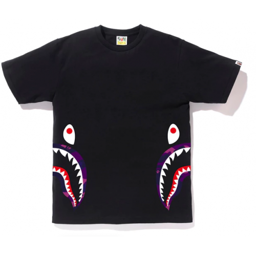 BAPE Color Camo Side Shark Tee 