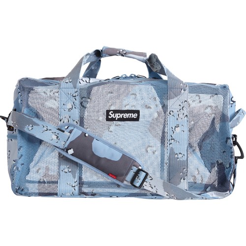 Supreme Blue Camo Duffle SS20