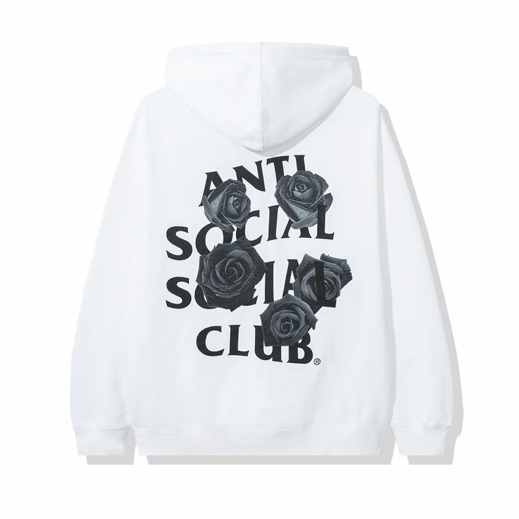 ASSC Black Flower Hoodie by Youbetterfly