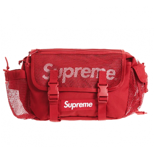 Supreme Mesh Waist Bag Red SS20