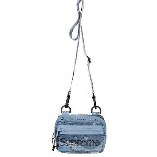 Supreme Mesh Side Bag Blue Camo SS20