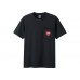 Kaws x Uniqlo Heart Poket Tee Black