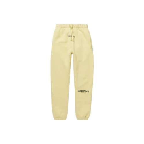 Fear of God Essentials Kids Exclusive Logo-Print Cotton-Blend Jersey Drawstring Sweatpants Cream