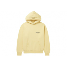 Fear of God Essentials Exclusive Logo-Print Cotton-Blend Jersey Hoodie Cream
