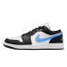 (W) Jordan 1 Low Black University Blue White