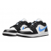 (W) Jordan 1 Low Black University Blue White