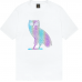 OVO Iridescent Grid Owl T-Shirt White