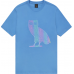 OVO Iridescent Grid Owl T-Shirt Ocean