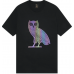 OVO Iridescent Grid Owl T-Shirt Black