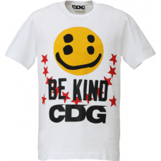 Cactus Plant Flea Market x CDG Smiley Face Be Kind White Tee