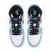 Jordan 1 Retro High White University Blue Black (GS)