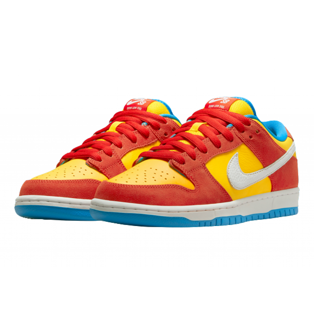 Nike SB Dunk Low Pro Bart Simpson By Youbetterfly