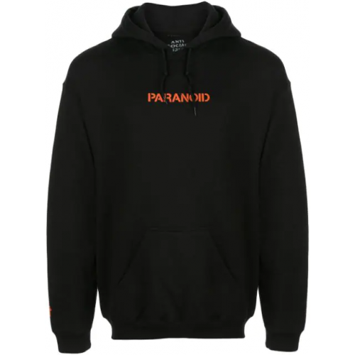 ASSC X Undefeated Paranoid Black & Orange Hoodie