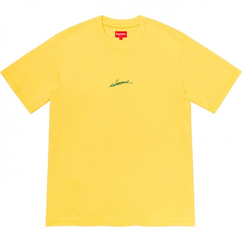 Supreme Signature S/S Top Yellow