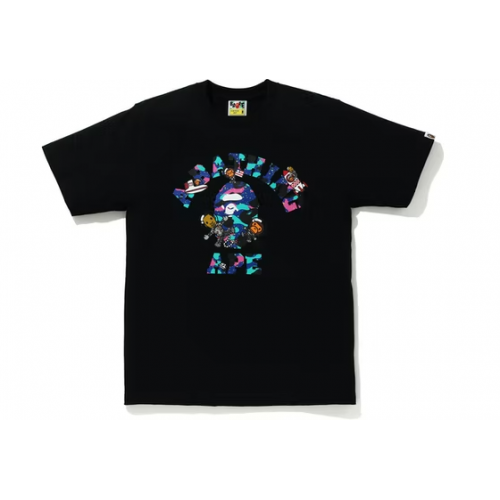 BAPE x Kid Cudi College Moon Man Tee Black