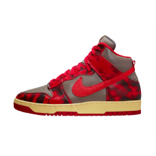 Nike Dunk High 1985 Red Acid Wash 