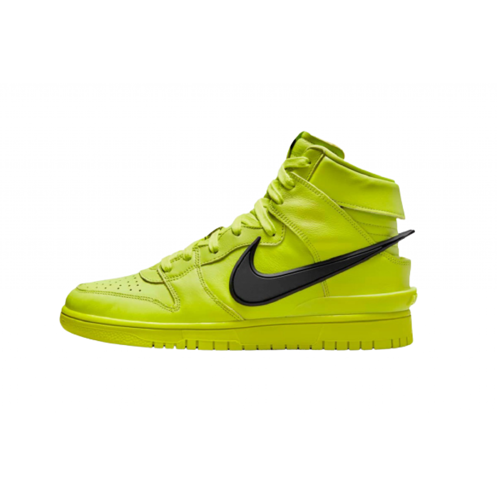 Neon green deals nike high tops