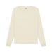 Fear Of God Essentials 3D Silicon Applique Boxy Long Sleeve Cream T-Shirt 2021