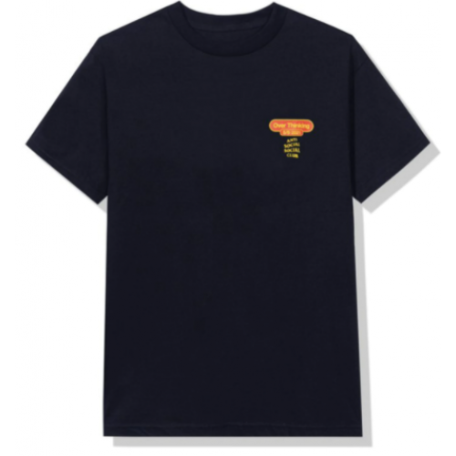 Anti Social Social Club Over Thinking 21 Tee Navy