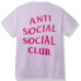 Anti Social Social Club S&D By ASSC Tee Lavender