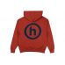 Hidden NY Logo Hoodie Cranberry